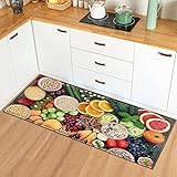 Moderner Küchenteppich, Heimtextilien Wohnzimmer Schlafzimmer Eingangsmatte, Badezimmer Rutschfester saugfähiger Teppich A4 40x120
