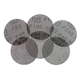 Polierendes Sandpapier 15 Stück von Mesh-Staubfrei Schmirgelpapier 4 Zoll 100 Millimeter Anti-Verstopfungstrockenschleifpapier 80 bis 240 Grit (Grit : 5pcs of each grit)