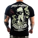 Vendetta Inc. Männer T Shirt schwarz Thrill Hunter Sport,Freizeit Tattoo 1140 (XL, x_l)