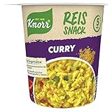 Knorr Reis Snack (ideal für zwischendurch Curry vegetarisch) 87g 1