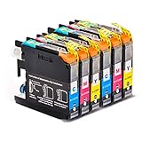Teland 6er LC223XL Druckerpatronen Kompatibel für Brother LC223 XL Patronen MFC-J880DW MFC-J4420DW MFC-J4620DW MFC-J4625DW MFC-J480DW MFC-J5620DW MFC-J680DW DCP-J562DW DCP-J4120DW MFC-J5320DW