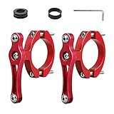 2 Stück Adapter für Flaschenhalter, Adapter für Flaschenhalter Fahrrad, Trinkflaschenhalter Adapter Fahrrad, 360 Grad Drehbar, Doppelschraube Fest und Verstellbar, für Kinderwagen, Fahrrad, M