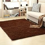 QYYL Teppich Wohnzimmer-Hochflor Langflor Teppiche Modern Teppiche für Wohnzimmer Flauschig Shaggy Schlafzimmer Bettvorleger Outdoor Carpet (A/1,80 x 200 cm)