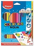 Maped M836012 - Buntstifte Color Peps Aquarelle, 18er Packung