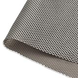 Wnuanjun 1 stück 1.4x0.5m Lautsprecher Staubstoffgrillfilter Stoff Mesh Lautsprecher Schutztuch Silber/rot/weiß/blau/schwarz/beige/pink/braun/Yello (Farbe : Grau)