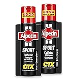 Alpecin Sport Coffein Shampoo CTX mit Taurin 2x 250ml | Natürliches Haarwachstum für Männer | Energizer für kräftiges Haar | Haarpflege für Männer | Made in Germany