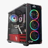 CeO-Tech Omega V1 Gaming PC - CPU AMD Athlon 3000G 3.50 MHz (Unlocked for Overclocking) | RAM 16GB DDR4 | SSD 240GB | Raven Ridge Radeon RX Vega 3 | Ultra HD 4K | Wi-Fi | Windows 10 PRO
