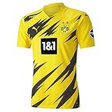 PUMA Herren BVB Home Authentic Trikot 20/21 T-Shirt, Cyber Yellow Black, XL