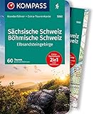 KOMPASS Wanderführer Sächsische Schweiz, Böhmische Schweiz, Elbsandsteingebirge: Wanderführer mit Extra-Tourenkarte, 60 Touren, GPX-Daten zum Dow