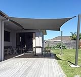 AXT SHADE Sonnensegel Rechteck 3x4m,atmungsaktiv Sonnenschutz HDPE mit UV Schutz für Terrasse, Balkon und G