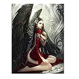 Darringls Diamond Painting Bilder Frische Blumen, DIY 5D Diamond Painting Set,Malen nach Zahlen Diamant, Diamant Painting Kinder Arts Craft für Home Wand-D