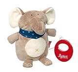 Sigikid 42128 Spieluhr Elefant, Grau, 17 x 16 x 10