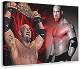 Leinwand Druck Poster Berühmter Boxkampf Bill Goldberg Sport Poster 22 Schlafzimmer Dekor Geschenk 50x70cm Kein R