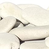 MGS SHOP Dekokies Zierkies Garten Kies Splitt - Farbe wählbar (5 kg, cremeweiß 60-120)