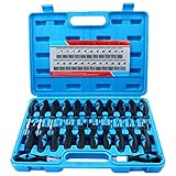 FreeTec 23 Tlg ISO Stecker Entriegelung Auspinnen Auspin Entriegeln KFZ Lösen Werkzeug