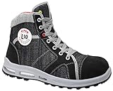 ELTEN Unisex Erwachsene Elten Sicherheitsschuhe Sensation Xxt Mid Esd S2, Herren, Infinergy-dämpfung, Sportlich, Sneaker, Le Sicherheitssneaker, Grau Grau 3, 43 EU