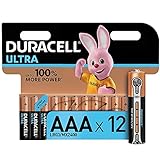Duracell Ultra AAA Micro Batterien, 12er Pack