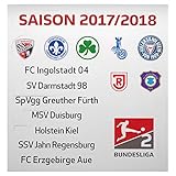 Am Ball Com GmbH 2. Bundesliga - Update-Set für die Magnettabelle (Saison 2017/18)