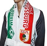 Do You Football 2X FCA FC Augsburg Werder Bremen Schal Fanschal Rot Weiß Grü