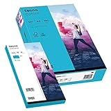 Kopierpapier tecno Colors blau A4 (160 g/m²) mit passendem Briefumschlag ohne F