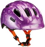 ABUS Smiley 2.0 Fahrradhelm, Violett (Purple Star), M