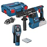 Bosch Professional Ortungsgerät D-tect 120 + Bosch Professional Akku Bohrhammer GBH 18V-26 F