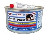 STC 2 kg Profi Plast 2in1 2K Karosserie Polyester Spachtelmasse Füllspachtel Feinspachtel (1 x 2 kg Dose inkl. Härter)