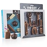 Set Schokoladige Kochutensilien und ChocoToolkit - Schokoladenfiguren | Muttertagsgeschenk | Frauen | Geburtstag | Frau | Mama | Geschenk | Geschenke | Vatertag | Papa | Schokolade |