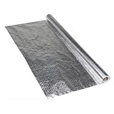 bauFIT Aluminium Dampfsperrfolie 1,5m x 50m - Dampfsperre Dach Innen - Dampfsperre zur Dämmung - Dampfsperrfolien zur Dachisolierung - Dach Dampfsperre Folie – Dampfsp