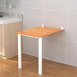 Wandmontierter ausklappbarer Wandler-Fließkomma-Raum-Sparer Schreibtisch, Küche & unsichtbares Esstisch (Color : Wood Color, Size : 90 * 60cm/35.4 * 23.6in)