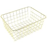 MMMM Nordischer Stil Metall Draht Ablage Korb Kosmetik Organizer Halter Haus BüRo Schreibtisch Toilettenartikel Sammlung Bade Zimmer Regal G