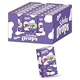 Milka Schoko Drops 21 x 42g, Schokolinsen mit Alpenmilchschokolade und Milchcrè