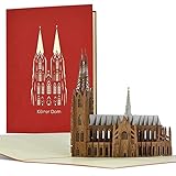 Gutschein für Reise I Wochenende in Köln, 3D Pop-up Karte Kölner Dom, Reisegutschein für Ausflug nach Köln, Geschenk, Geschenkideen, Städtereise, A113