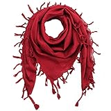 Superfreak Palituch - rot-burgund - rot-burgund - 100x100 cm - Pali Palästinenser Arafat Tuch - 100% Baumw