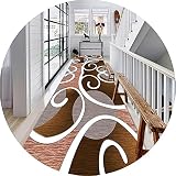 XCTLZG Flurteppich, unregelmäßig, geometrisch, strapazierfähig, lange Teppiche für Zuhause, Küche, Eingang, Dekoration, rutschfest und waschbar (Farbe: A, Größe: 1,3 x 6 m)