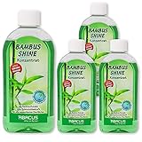 ABACUS 4x 500 ml Bambus Shine Reinigungskonzentrat (7723.4) Glasreiniger Spiegelreiniger Fensterreiniger Fensterp
