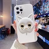 3D niedliche Katze Muster Handyhülle für iPhone 11 12 Pro Max X XS Max XR 8 Plus SE 2 7 Plus Mini Kamera Schutz Rückseite Funda,Farbe 06,Für iPhone 11Pro Max