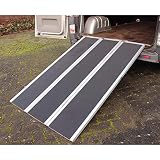 TRUTZHOLM® Alu Auffahrrampe Breitrampe Rampe 3 Fach faltbar Verladerampe breite Rampe Laderampe Friktionsbeschichtung Friktion ATV Rampe Motorradrampe Quad Rampe 1020 kg / 340 kg je E