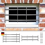 Fenstergitter Sicherheitsgitter Venlo ausziehbar in 6 Größen 600x1000-1500