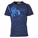 Lego Wear Jungen T-Shirt Star Wars Darth Vader Tristan 350, Gr. 110, Blau (Dusty Blue)