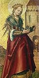 Artland Alte Meister Premium Wandbild Lucas Cranach d.Ä. Bilder Poster 60 x 30 cm Die heilige Barbara Kunstdruck Wandposter Renaissance R1IY
