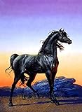 ZMGYA 1000 DIY Puzzle für ErwachseneDark horse-3000Lernspielzeug Kinderspaß-PuzzlespielPuzzle Educational Intellectual Decompressing Fun Family G