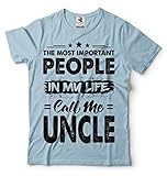 Silk Road Tees Männer Onkel T-Shirt Lustiger Onkel, Bruder, Familie Geschenk-T-Shirt X-Large Hellb