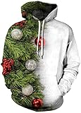 XDJSD Herren Pullover Herren Hoodie Jacke Paar Weihnachten Hoodie Pullover Plus Size Pullover Weihnachten Herren Top