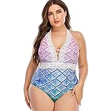 Routinfly Bikini-Sets für Damen Swimwear für Damen Swimsuits Bikini Damen Bikini Set Damen Sexy Bikini Strandkleidung Sport Strandbikini,Plus Size Print Casual Badeanzug Bikini Beachwear B