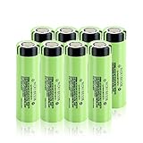 MGLQSB 3400mah 3.7v Ncr18650b 3400mah Lithium Li-Ionen Akku, Wiederaufladbare Batterie 8