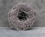 Großer Shabby Chic Weidenkranz Kranz Türkranz Wandkranz Ø 50 cm Naturkranz L