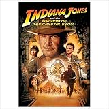 Indiana Jones And The Kingdom of the Crystal Skull Filmplakat, Metall, Aluminium, Wandkunst, Türschild, Filmzimmer, Männerhöhle, fast A4, 280 x 190