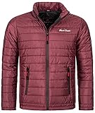 Rock Creek Herren Steppjacke Übergangsjacke Leicht Herrenjacke Männer Jacken Stepp Jacken ohne Kapuze Daunenjacke Thremojacke H-276 Weinrot 3XL