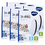 BRITA MicroDisc Wasserfilter 3stk. - Passend für BRITA fill&go Wasserfilter-Flaschen und BRITA fill&serve Wasserfilter-Karaffen (6er Pack)